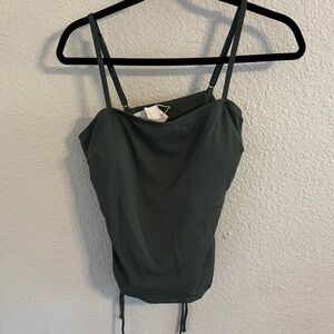 NWT Dark Green Women's swim Top